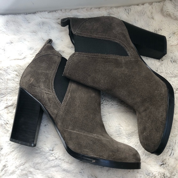 Marc fisher grey suede boots Clearance